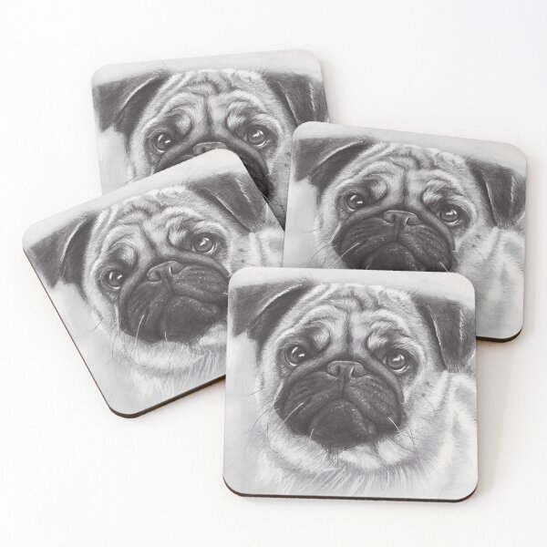 Item preview, Pug Drawing designed and sold by Olga Shvartsur.