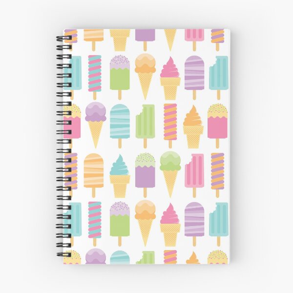 Item preview, Sweet Ice Cream and Popsicle Pattern designed and sold by essjaydesigns.