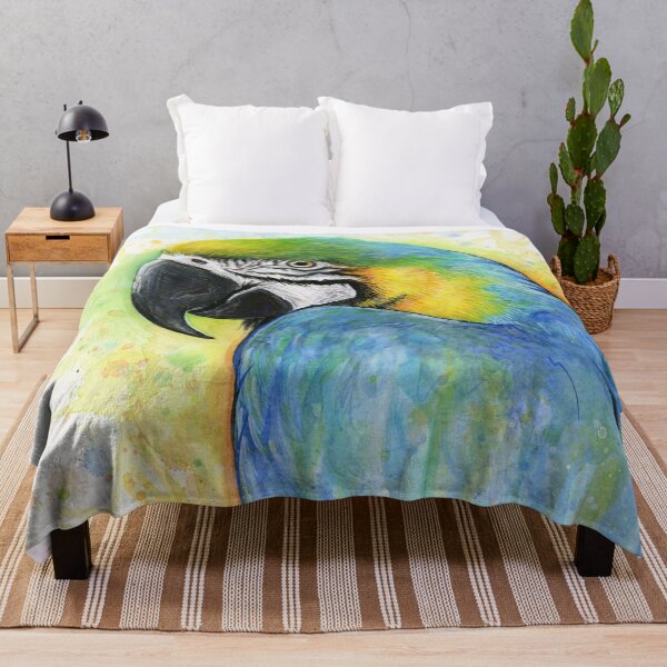 Item preview, Macaw Watercolor designed and sold by Olga Shvartsur.