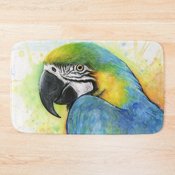 Item preview, Macaw Watercolor designed and sold by Olga Shvartsur.