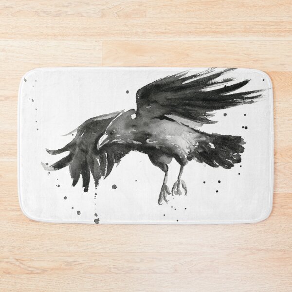 Item preview, Raven Watercolor designed and sold by Olga Shvartsur.