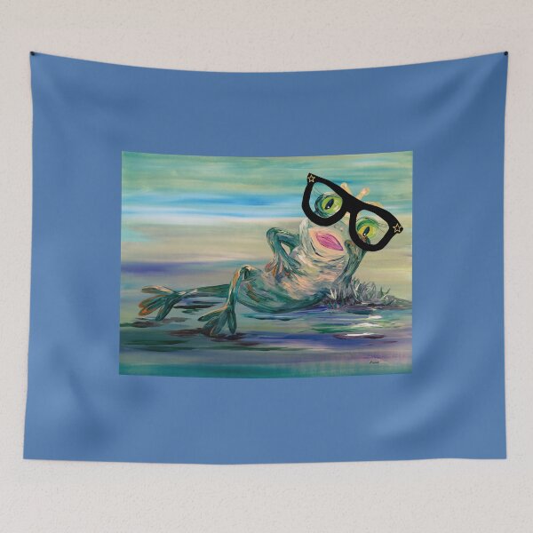 Item preview, Hipster Frog Princess designed and sold by EloiseArt.