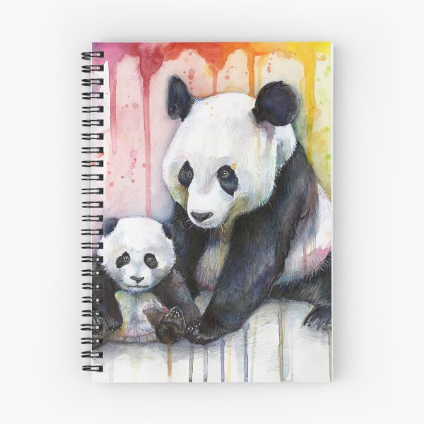 Item preview, Pandas in the Rainbow designed and sold by Olga Shvartsur.