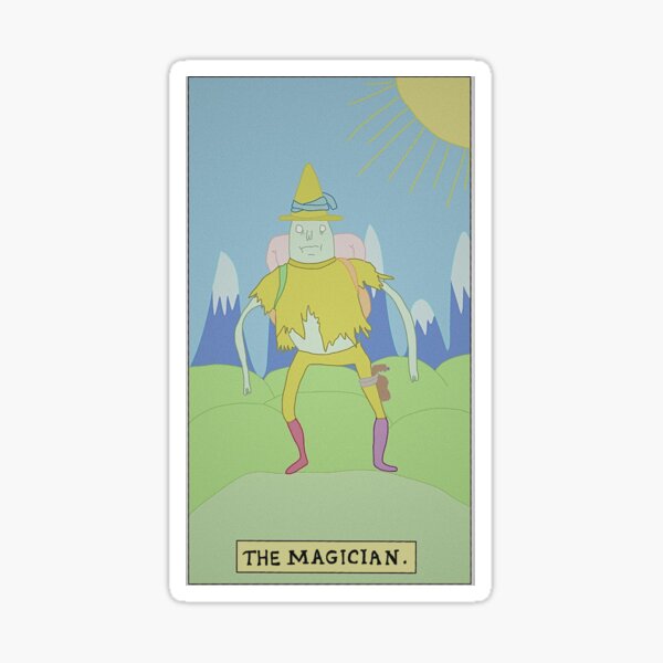 The Magician - Adventure time Fan art (Magic man) Sticker