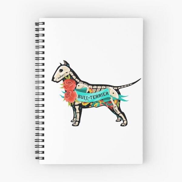 Item preview, Esqueleto floreciente de bull terrier designed and sold by Adamova.