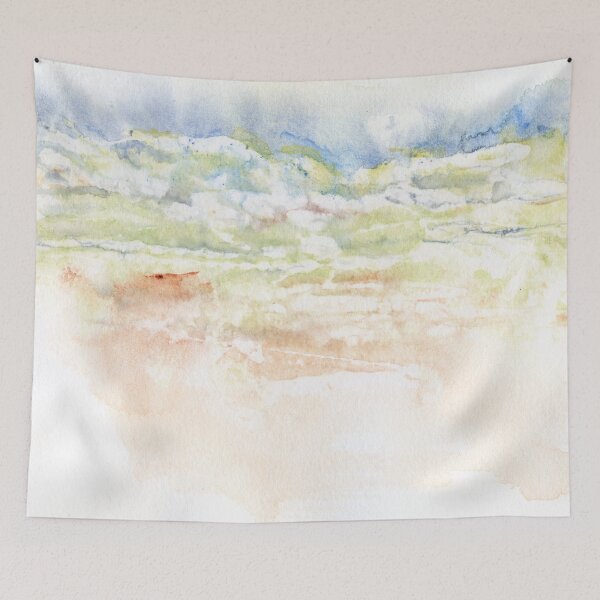 Item preview, Landscape in Pastel Colours Watercolour Painting designed and sold by Heatherian.