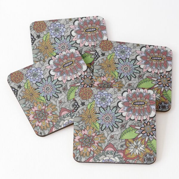 Item preview, Chalkboard Flowers designed and sold by alliedraws.