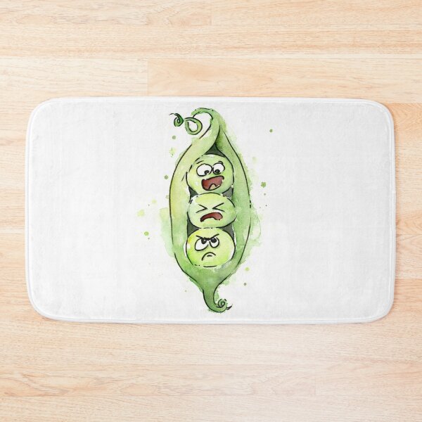Item preview, Peas in a Pod Fun Whimsical Watercolor Painting designed and sold by Olga Shvartsur.