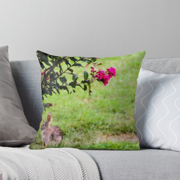Item preview, RABBIT UNDER THE CRAPE MYRTLE TREE designed and sold by Pauline Evans.