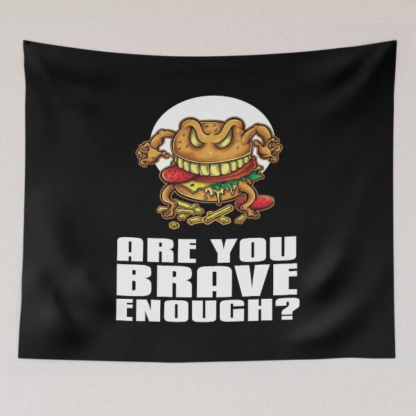 Item preview, Curse of the Burger Are You Brave Enough? Foodietoon Hamburger designed and sold by ProjectX23.