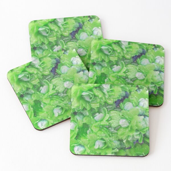 Item preview, Green Flowers Icing Abstract by Elise dEntremont designed and sold by omgway2cute.