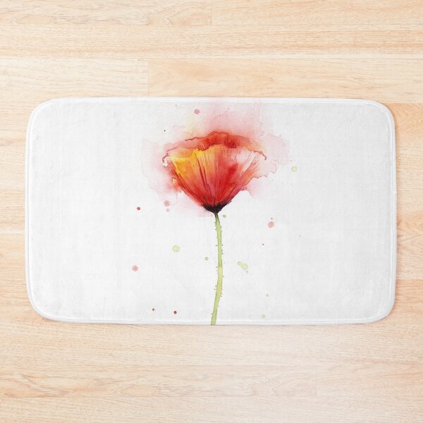 Artikelvorschau, Roter Mohn Aquarell entworfen und verkauft von Olga Shvartsur.