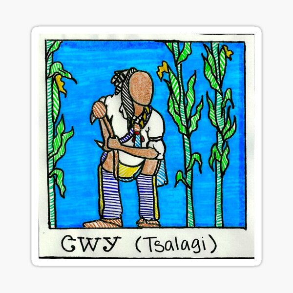Cherokee Warrior Sticker