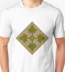 Logo of the Fourth Infantry Division, U. S. Army Slim Fit T-Shirt
