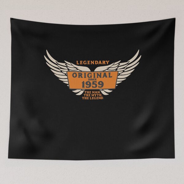 Item preview, 60th Birthday Vintage 1959 - Legends T-Shirt designed and sold by Dubbra.