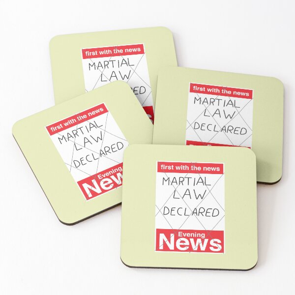 Item preview, Martial Law Declared designed and sold by Off the Box.