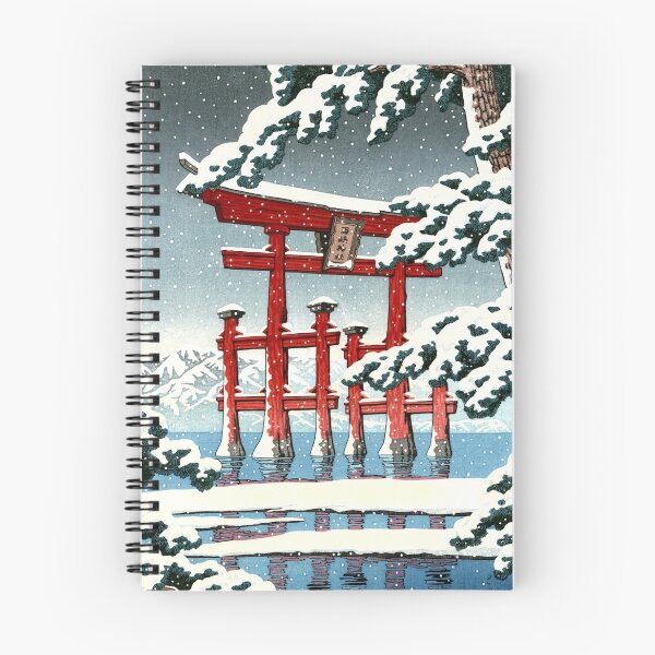 Item preview, The Miyajima Shrine in Snow by Kawase Hasui designed and sold by ArtExpression.