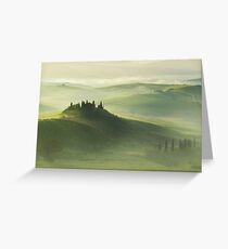 Val d'Orcia Greeting Card