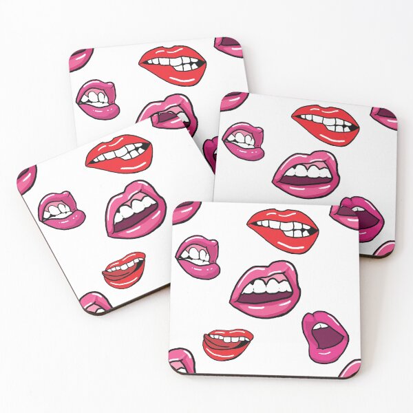Item preview, Pop Art Lips Pattern designed and sold by sgrun.