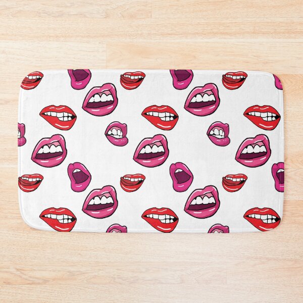 Item preview, Pop Art Lips Pattern designed and sold by sgrun.