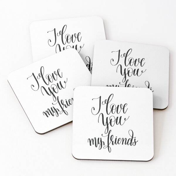Item preview, I Love You My Friend Inspirational Friendship Quotes designed and sold by ProjectX23.