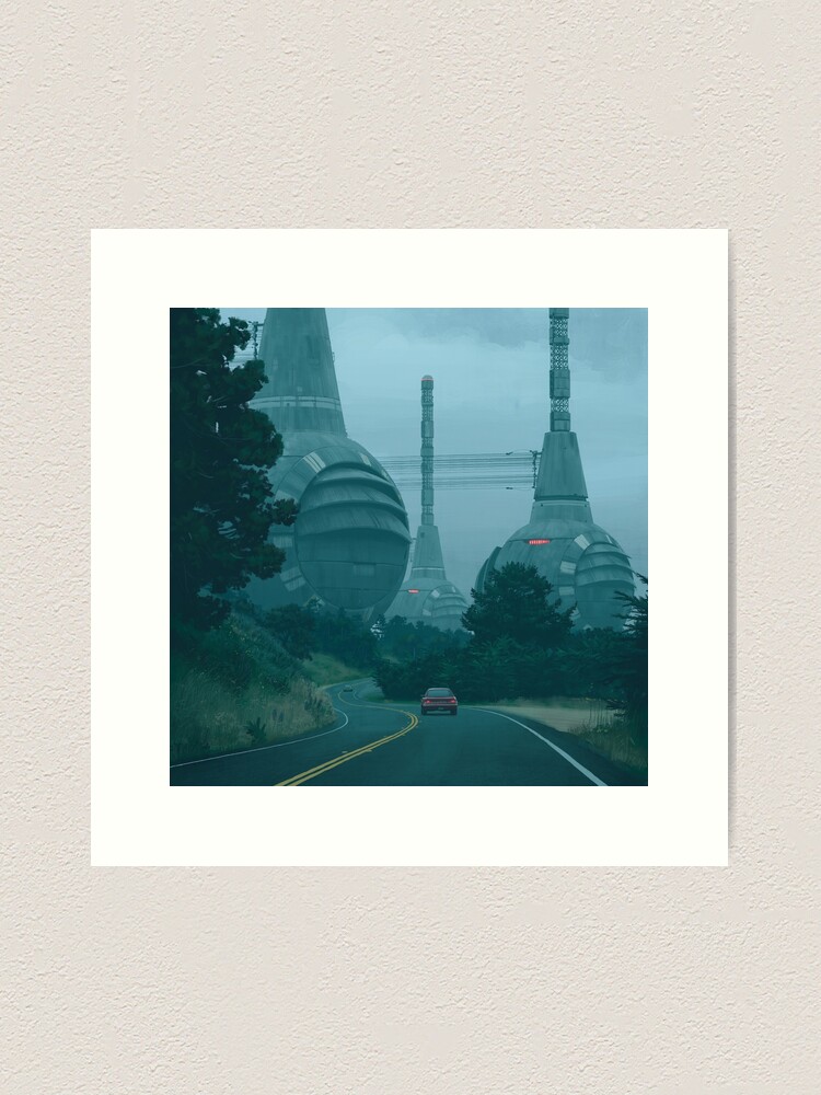 Alternate view of Neurograph Servers Art Print