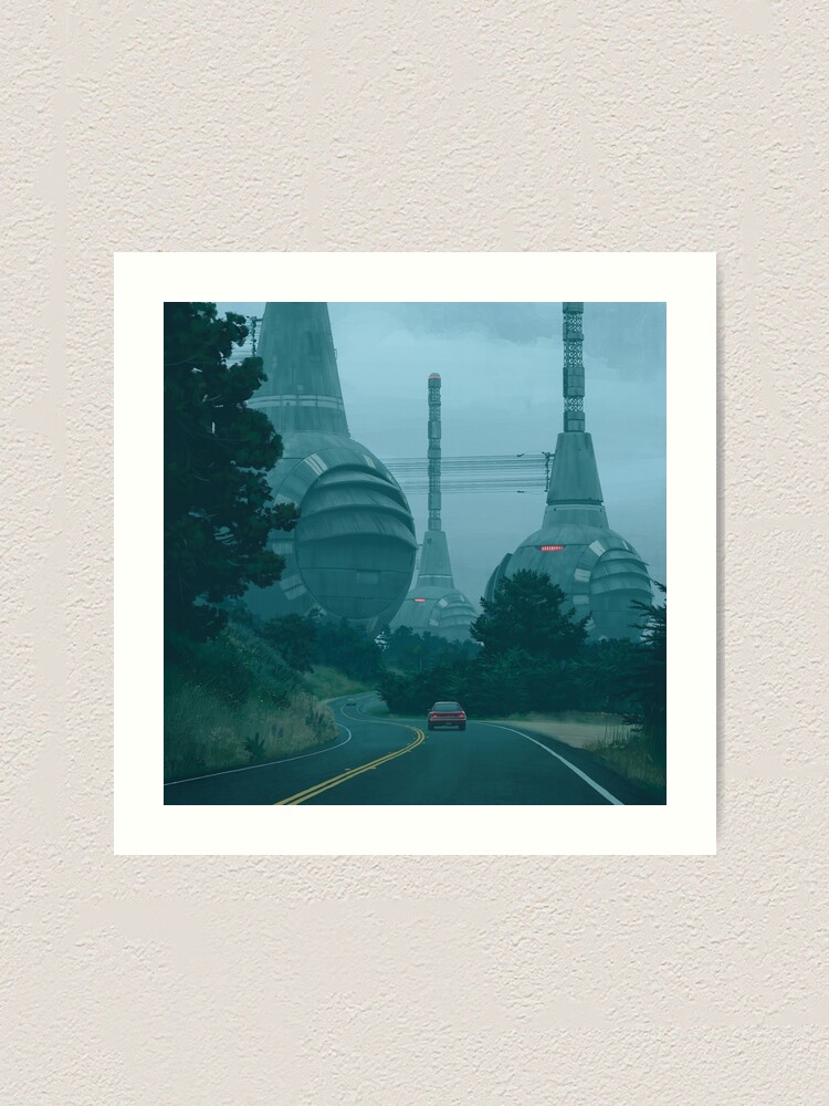 Alternate view of Neurograph Servers Art Print