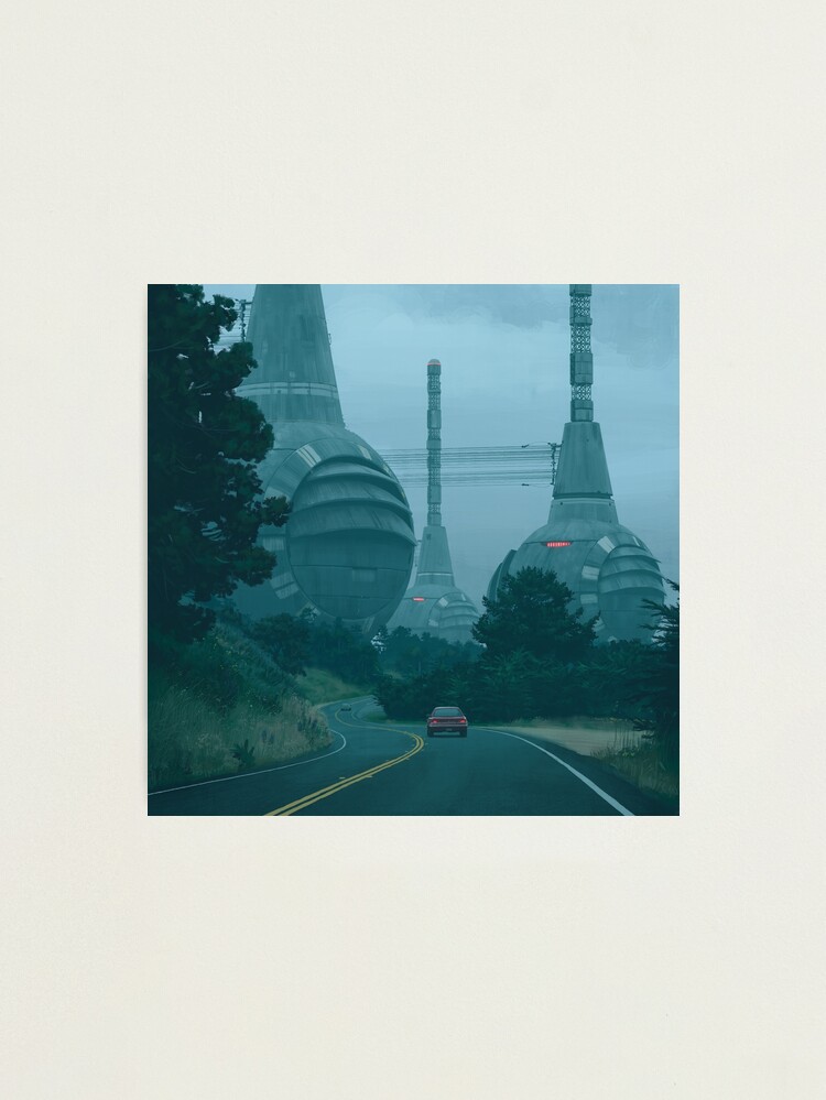 Thumbnail 2 of 3, Photographic Print, Neurograph Servers designed and sold by Simon Stålenhag.