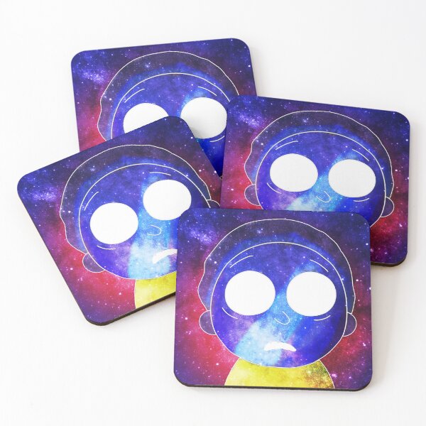Mortified Morty (w/ Background) Coasters (Set of 4)