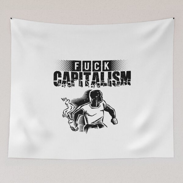 Item preview, Against Capitalism designed and sold by Cutebutfunny.