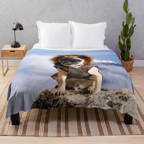 Item preview, Mack the Mountain Climbing Pug designed and sold by pugventurephoto.