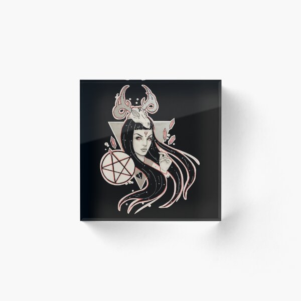 Gothic demon Acrylic Block