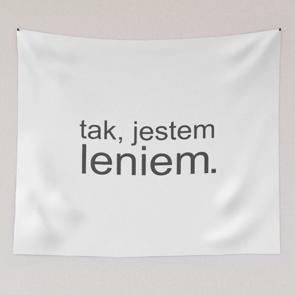 Item preview, Polish Polska Koszulka Jestem Leniem designed and sold by RuinedWrestler.