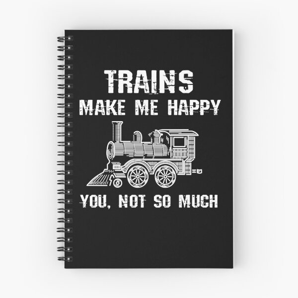 Item preview, Trains make me happy designed and sold by xGatherSeven.