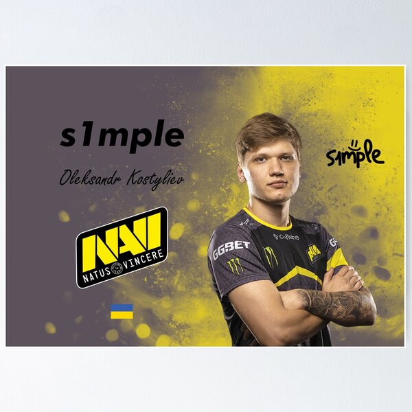 Item preview, s1mple csgo pro NaVi designed and sold by Camille Galletti.