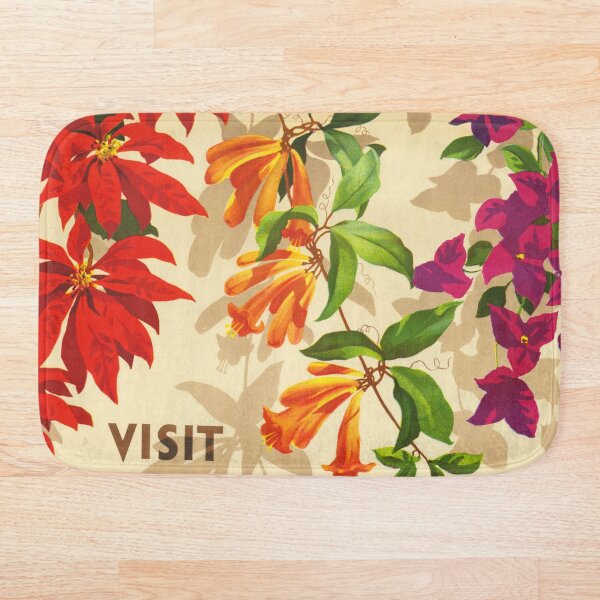 Item preview, Colourful Queensland Australia Tropical Fruit and Flora Poster designed and sold by karwilberevivalcollection.