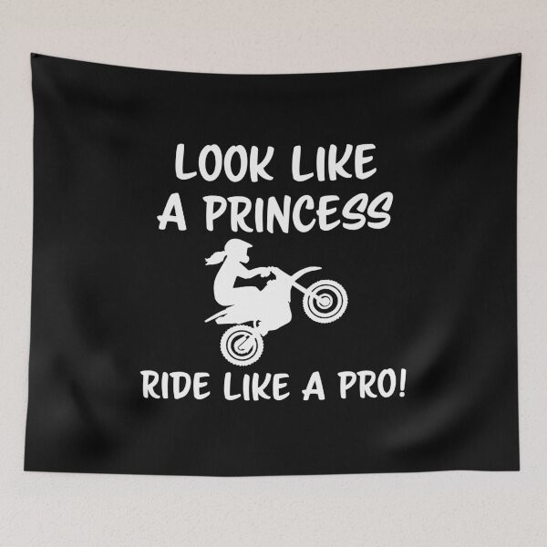 Item preview, Dirt Biking Look Like A Princess Ride Like A Pro designed and sold by kudostees.
