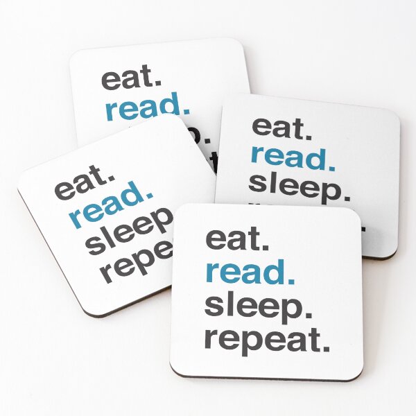 Item preview, Eat. Read. Sleep. Repeat - in Blue I designed and sold by Katherine Ann.
