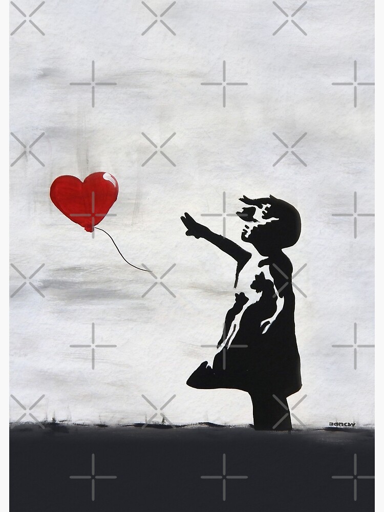 Banksy Museum Poster, Graffiti Wall Art, Urban Street Art, Girl