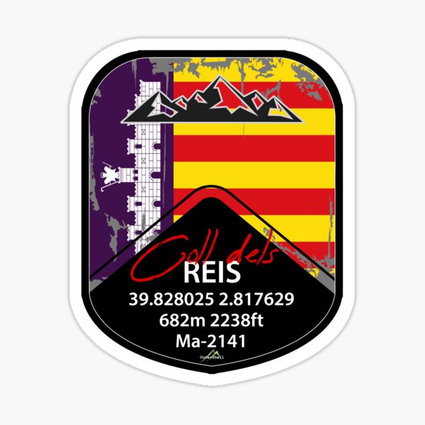 Vista previa del artículo con la obra «Adhesivo y camiseta Col dels Reis Sa Calobra Motorcycle Cycle 02», diseñado y vendido por OuterShellUK.