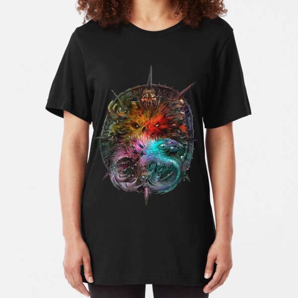 Daemons of chaos - Logo Slim Fit T-Shirt