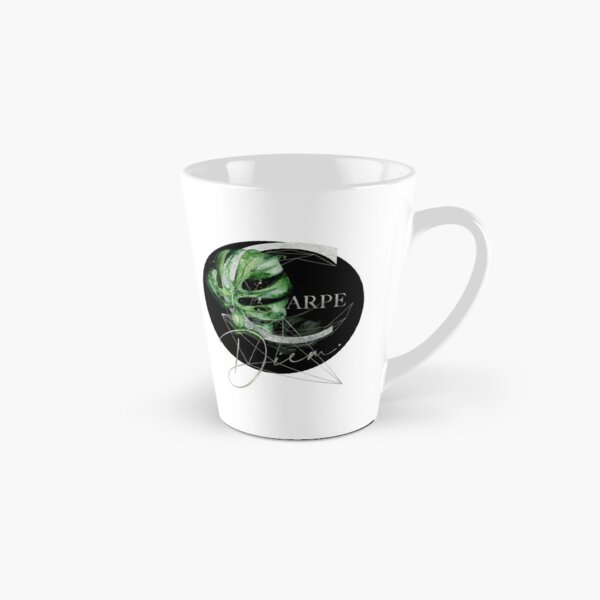 Carpe Diem – Inspiring quote in silver Tall Mug