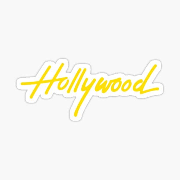 Hollywood Sticker