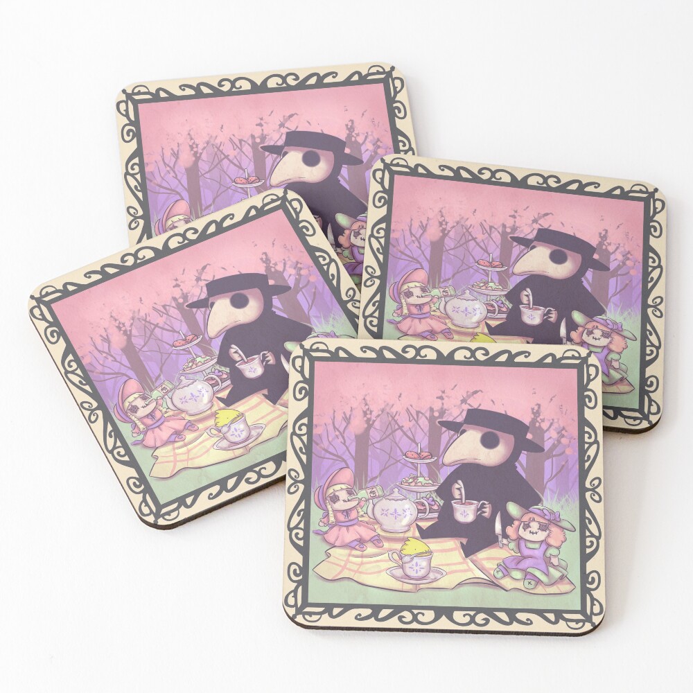 Plague Doctor XXV Coasters (Set of 4)