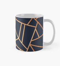 Kupfer und Midnight Navy Tasse