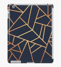 Kupfer und Midnight Navy iPad-Hülle & Klebefolie