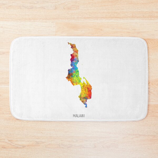 Item preview, Malawi Watercolor Map designed and sold by ArtPrints.