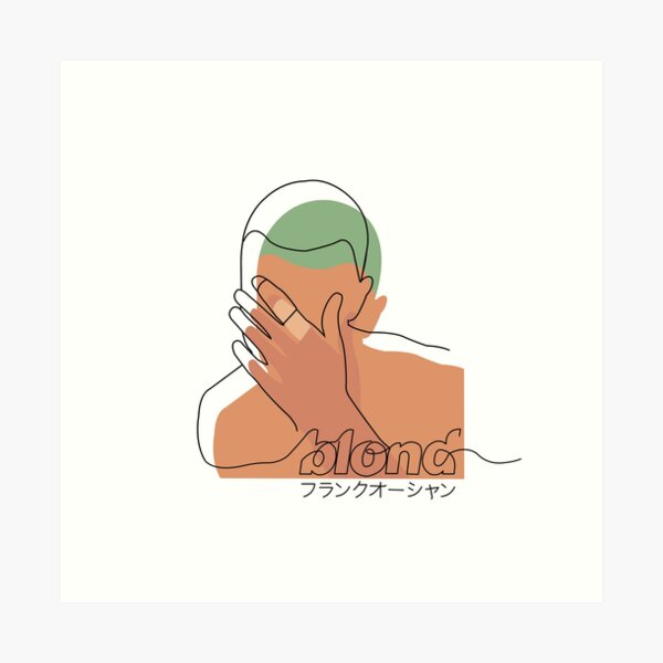 Item preview, Minimalistic Frank Ocean Blond  designed and sold by miiaa.