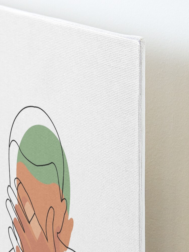 Alternate view of Minimalistic Frank Ocean Blond Mounted Print