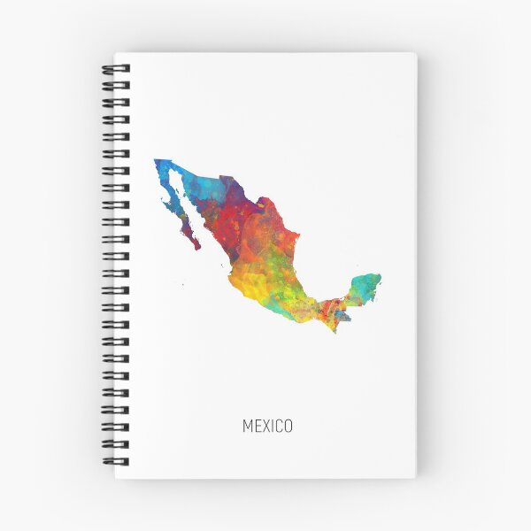 Item preview, Mexico Watercolor Map designed and sold by ArtPrints.